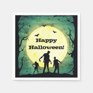 Undead Zombies Zombie Halloween Party Napkin