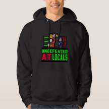 Undefeated At Locals Custom Name/Number Hoodie