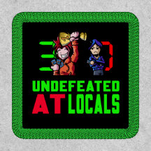 Undefeated At Locals Logo Patch