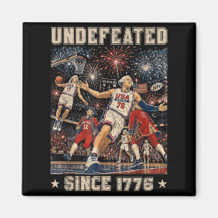 Undefeated Since 1776 Aamerica 4th Of July Magnet