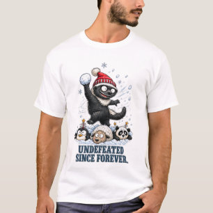 Undefeated Since Forever Honey Badger Snowball T-Shirt