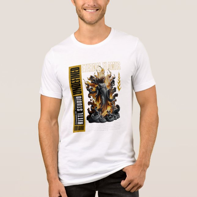 undefined amazing design  Tri-Blend shirt (Front)