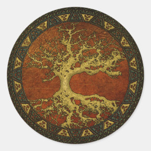 undefined classic round sticker