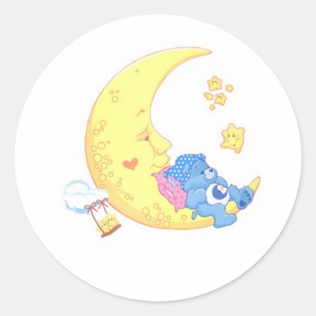 undefined classic round sticker (Front)