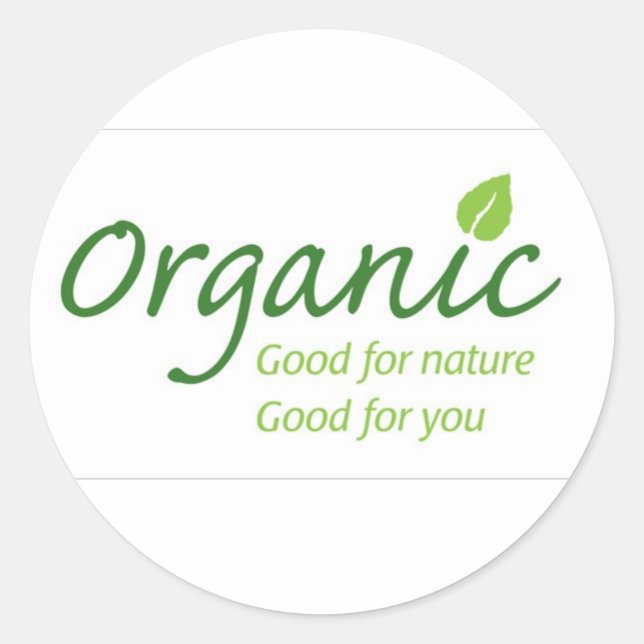 undefined classic round sticker (Front)