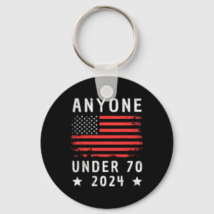 Under 70 2024 Anti Biden Anti Trump Key Ring