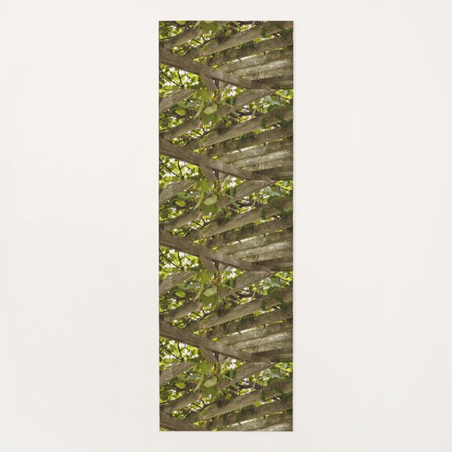 Under a Canopy of Grapes Yoga Mat (Front)