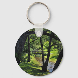 Under a Canopy of Willows Key Ring