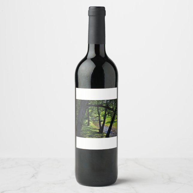 Under a Canopy of Willows Wine Label (Front)