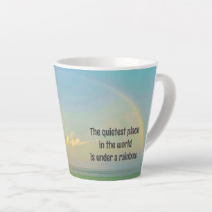 Under a Rainbow Latte Mug