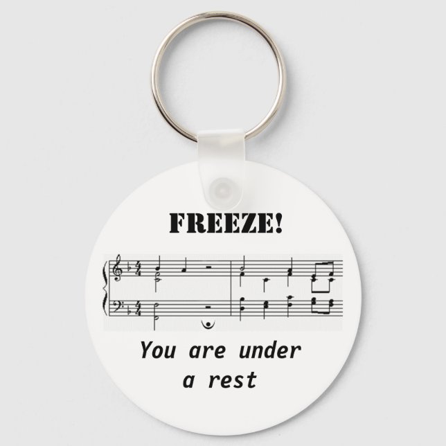 Under a rest key ring (Front)