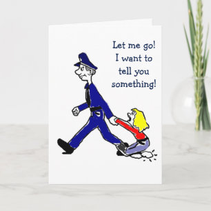 UNDER ARREST-I WANT TO SPEND CHRISTMAS WITH "YOU" HOLIDAY CARD
