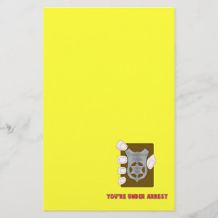 Under Arrest Stationery