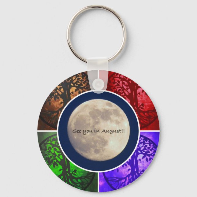 Under August Skies... Key Ring (Front)