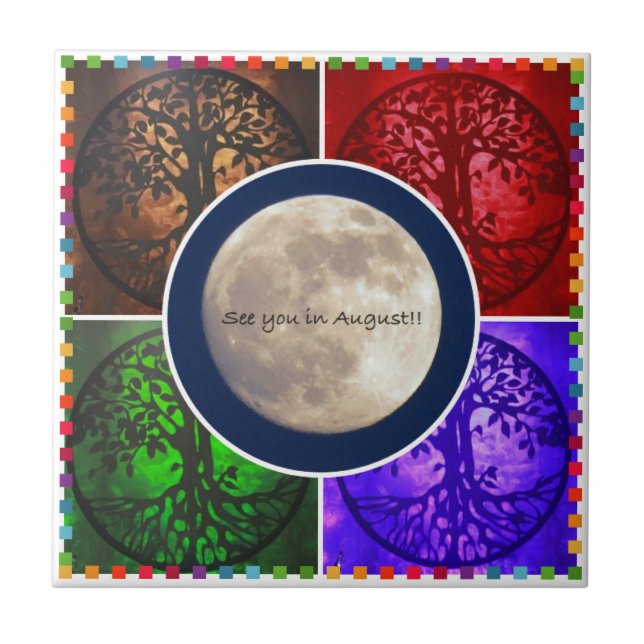 Under August Skies... Tile (Front)