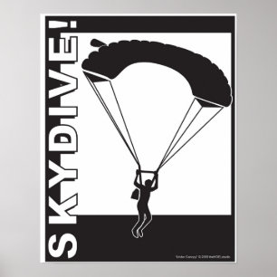 Under Canopy SkyDive! Poster