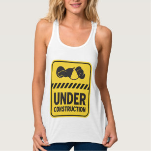 Under Construction Baby Yellow Singlet