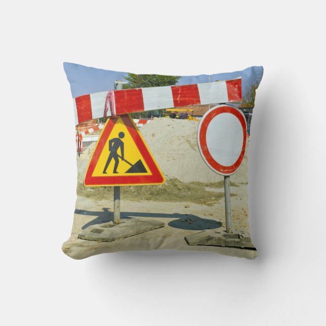 under construction cushion (Front)