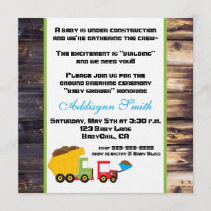 Under Construction Invitation-gender neutral Invitation