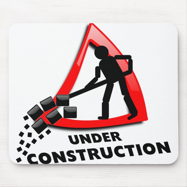 under-construction mouse pad (Front)