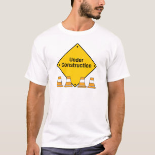 Under Construction with Cones T-Shirt
