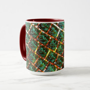 Under dirty and rusty grille mug