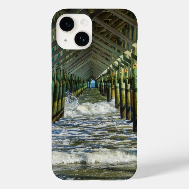 Under Folly Beach Pier Case-Mate iPhone Case (Back)