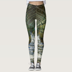 Under Folly Beach Pier Leggings