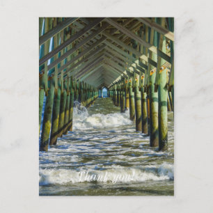 Under Folly Beach Pier Postcard
