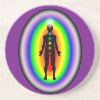 Under glass Purification and Chakras recharging Coaster