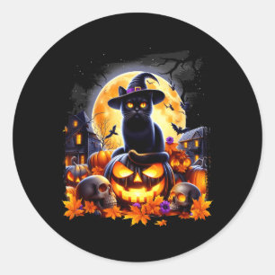 Under Moon Classic Round Sticker