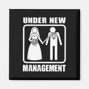 Under New Management, Bachelor Party Wedding Men F Magnet