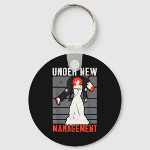 Under New Management Marriage Stag Party Bachelor Key Ring