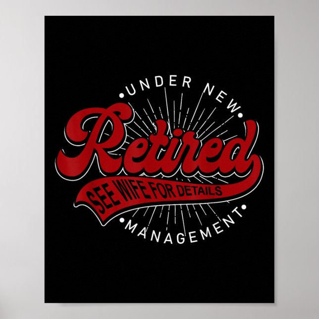 Under New Management See Wife For Details Funny Re Poster (Front)