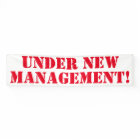 Under New Managenent Banner