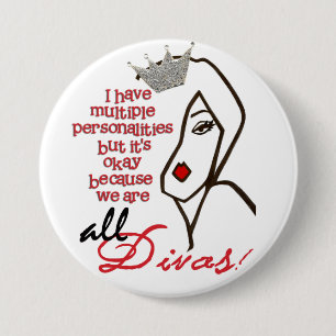 Under One Tiara We Stand! 7.5 Cm Round Badge