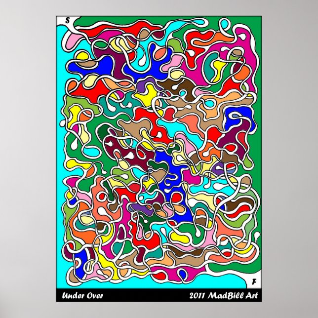 Under Over Maze Poster (Front)