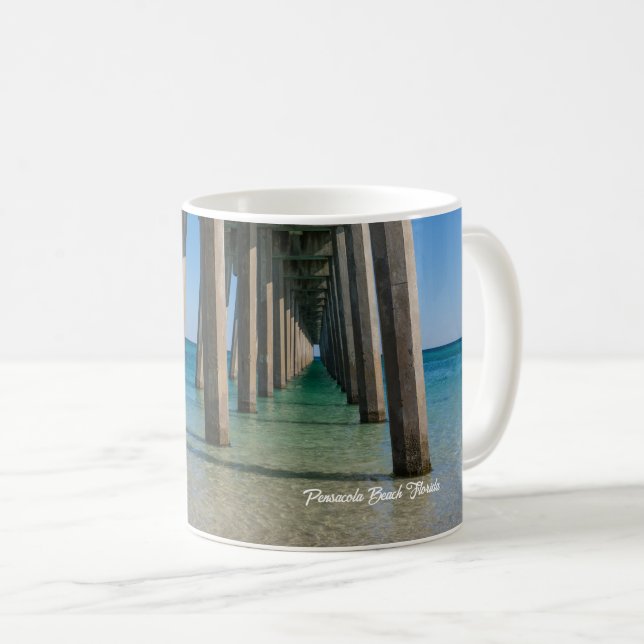 Under Pensacola Beach Pier Classic Mug (Front Right)