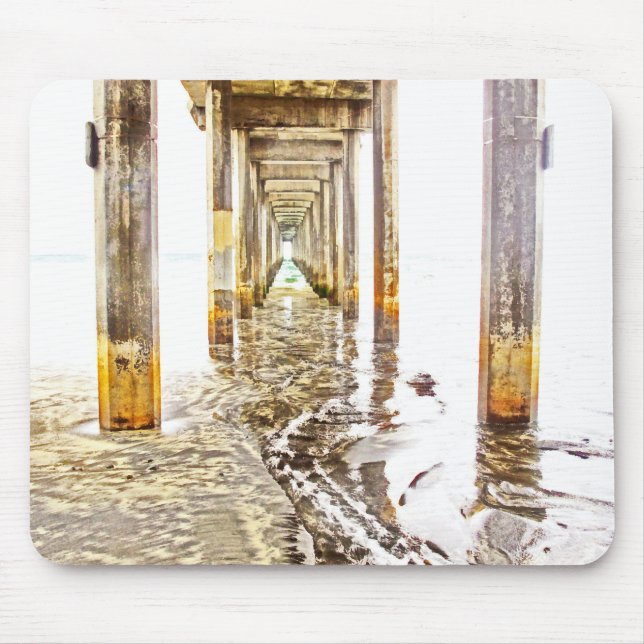 Under Scripps Pier Mouse Pad (Front)