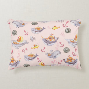 Under Sea Creatures & Marine Life Decorative Cushion