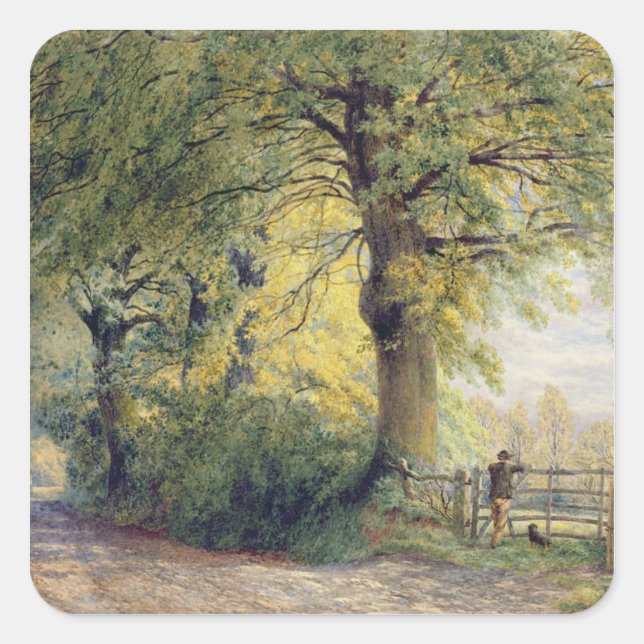 Under the Beeches Square Sticker (Front)