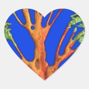 Under the Blue Sky: The Acacia Tree Collection Heart Sticker