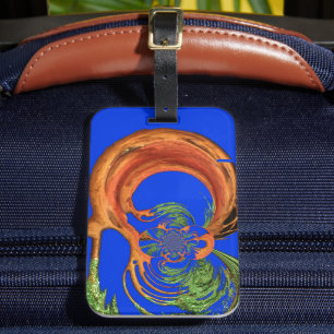 Under the Blue Sky: The Acacia Tree Collection Luggage Tag