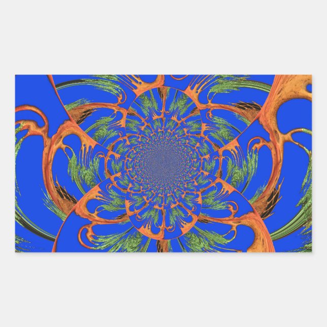 Under the Blue Sky: The Acacia Tree Collection Rectangular Sticker (Front)