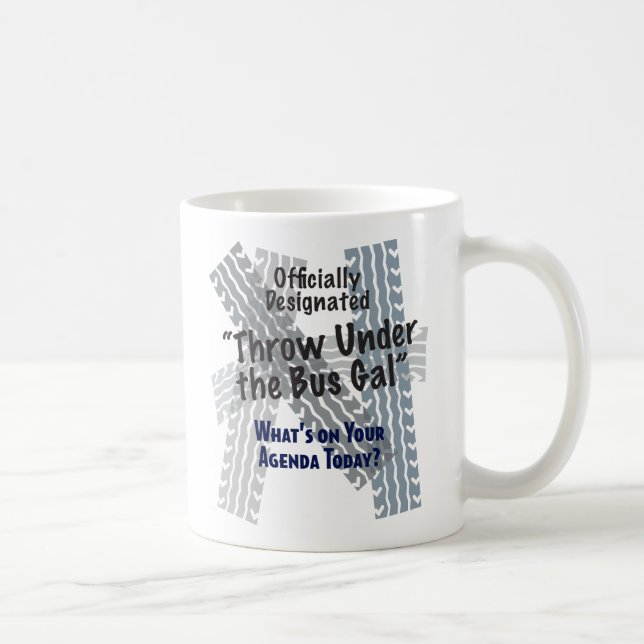 Under The Bus Classic White Mug (Right)