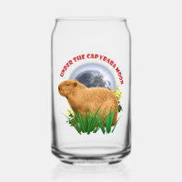 Under the Capybara Moon Cute Animal