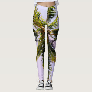 Under the Caribbean Palm Tree 1 Leggings