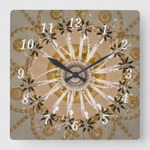 Under The Chandelier Wall Clock