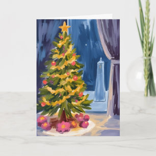 Under the Christmas Tree Holiday Card