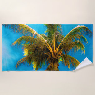 Under the Coconut Palm Beach Towel